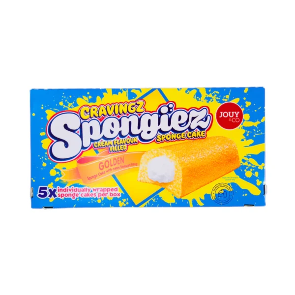 Cravingz Spongiez Golden Cream Flavour Filled Sponge Cake