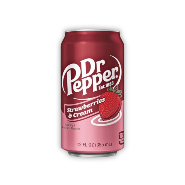 Dr. Pepper Strawberry&Cream 355ml Dr. Pepper Strawberry&Cream 355ml