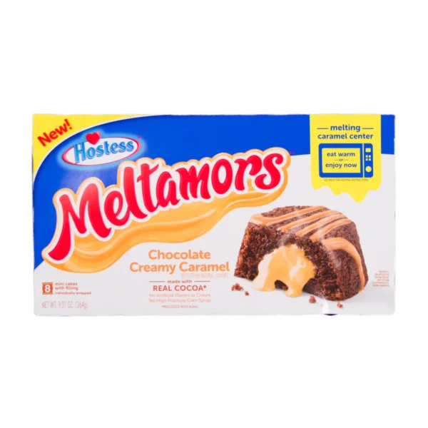 Hostess Meltamors Chocolate Creamy Caramel