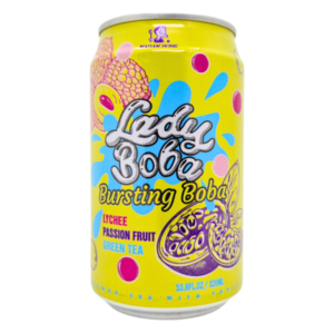Lady Boba Lychee Passion Fruit Green Tea 320ml