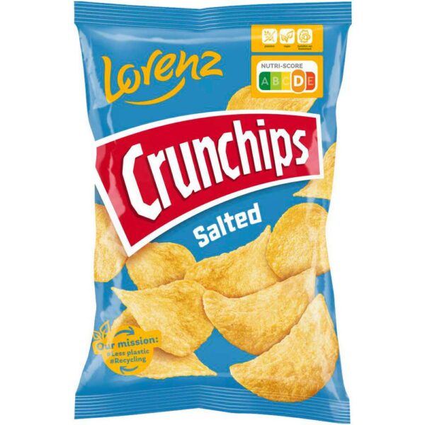 Lorenz Crunchips Salted 150g