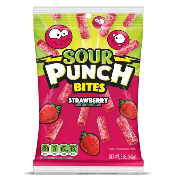 Sour Punch Bites Strawberry