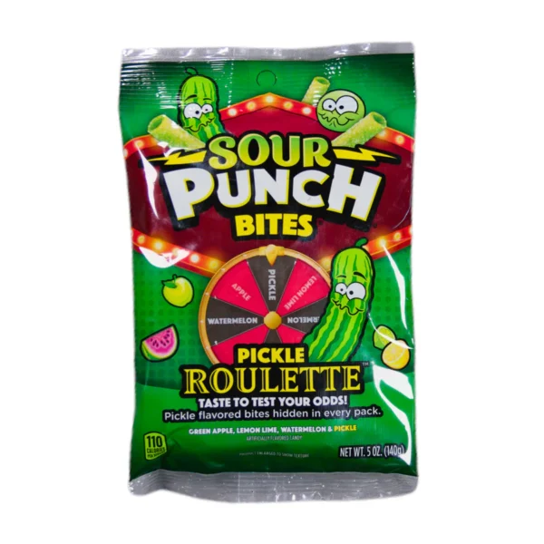 Sour Punch Bites Pickle Roulette