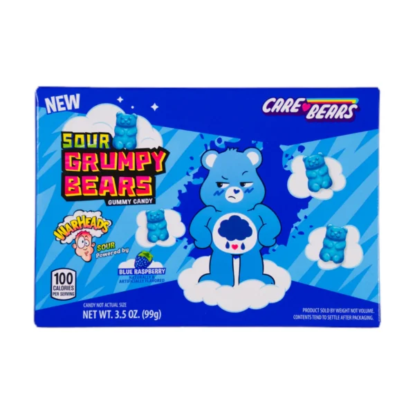Warheads Sour Grumpy Bears Theatre Box 99g Warheads Sour Grumpy Bears Theatre Box 99g