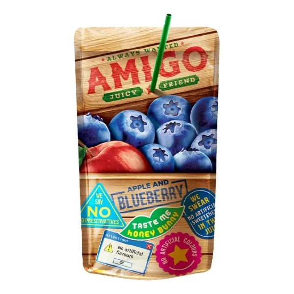 Amigo Blueberry Juicy Friend 200 ml