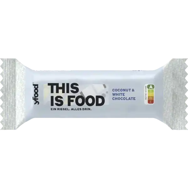 YFood This is Food Coconut & White Chocolate Riegel 60g