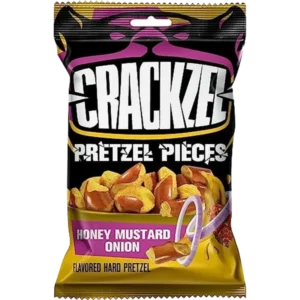 Crackzel Pretzel Pieces Honey Mustard Onion 85g