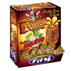 Fini Pirate Barrels Mojito-Bubble Gum – 200 x 5g
