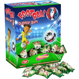 Football Tutti Frutti Flavoured Bubble Gum