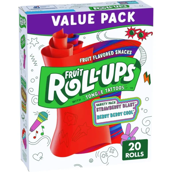 Fruit Roll-Ups Strawberry Blast - Berry Berry Cool 283g