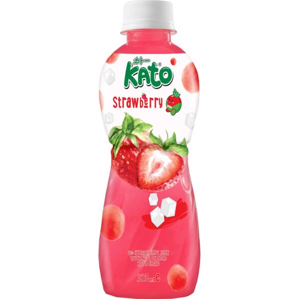 KATO Strawberry mit Nata De Coco 320 ML