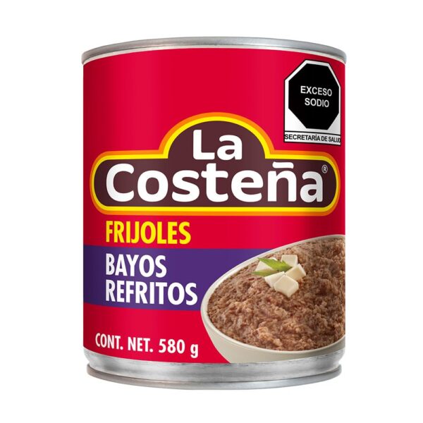 La Costena Frijoles Bayos Refritos Kidneybohnen 580g