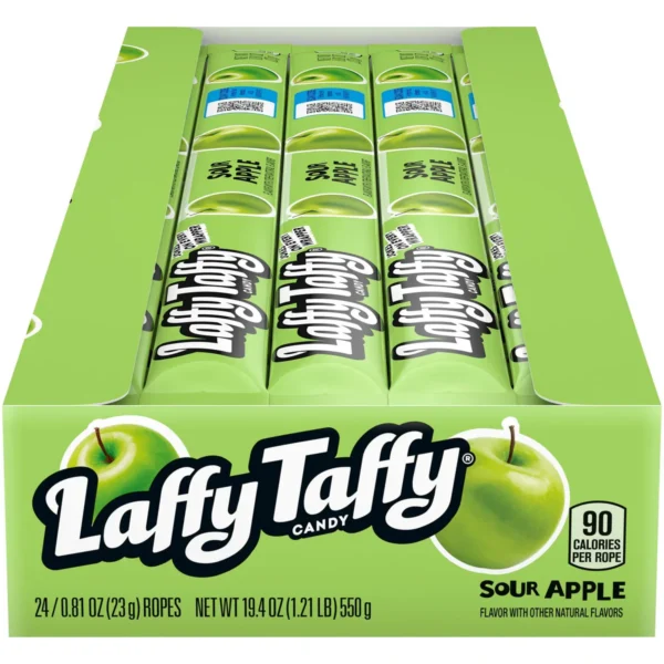 Laffy Taffy Rope Sour Apple 24 St. x 23g