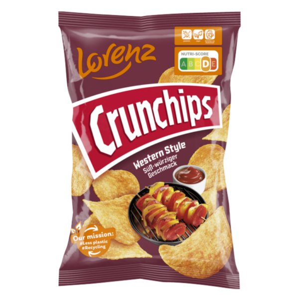 Lorenz Crunchips Western Style 150g