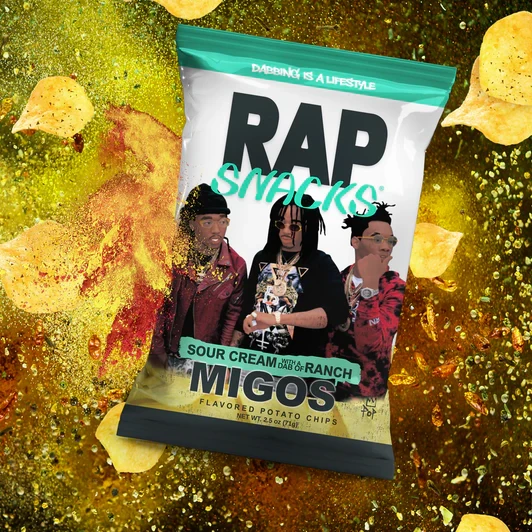 Migos Sour Cream With A Dab Of Ranch Chips 71g