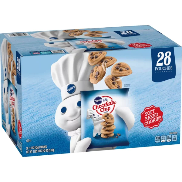Pillsbury Soft Baked Mini Chocolate Chip Cookies 42g