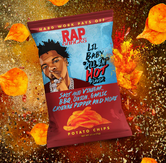 Rap Snack Lil Baby | All in HOT Potato Chips 71g