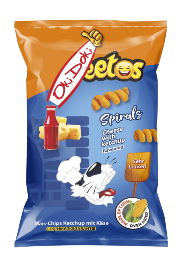 Spiral Cheese with Ketchup 80g