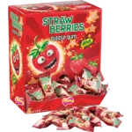 Strawberry Flavoured Fizzy Powdered Bubble Gum