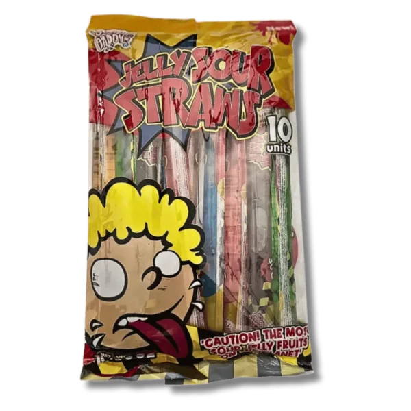 Sugar Daddy Jelly Sour Straws 30g x 10 Stk.