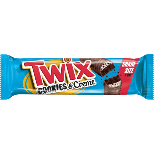 TWIX Cookies & Creme Sharing Size Candy Bar 77,1g