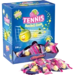 Tennis Rocket Lime / Lemon Flavoured Bubble Gum