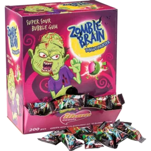 Vampire Scream Green Apple Flavoured Sour Bubble Gum