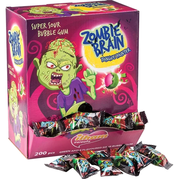 Vampire Scream Green Apple Flavoured Sour Bubble Gum Vampire Scream Green Apple Flavoured Sour Bubble Gum