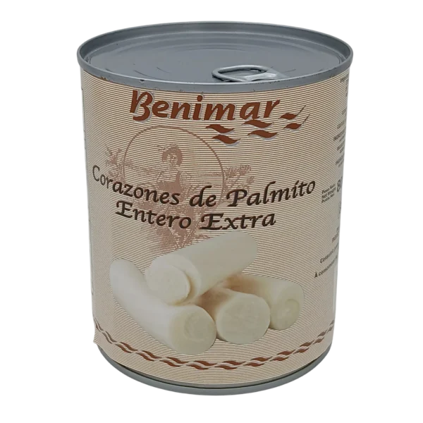 Benimar Carazones de Palmito Entero Extra 800g