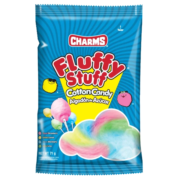 Fluffy Stuff Cotton Candy Algodon de Azucar Bolsa 71g