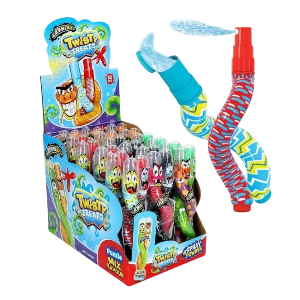 Johny Bee Twisty Treats Spray & Powder 18 x 16,5g Johny Bee Twisty Treats Spray & Powder 18 x 16,5g
