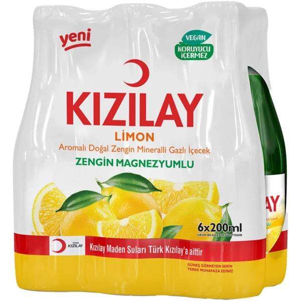 Kızılay Limon Aromalı Maden Suyu 200ml