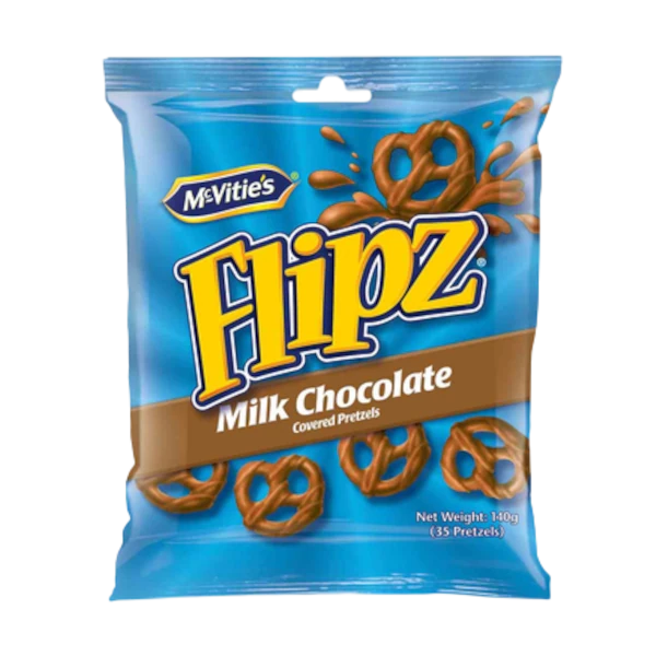 Mc Vities Flipz Milk Chocolate 90g