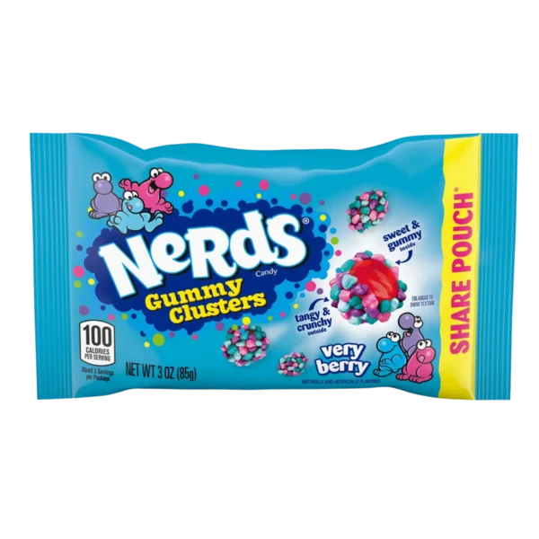 Nerds Gummy Clusters Very Berry 85g