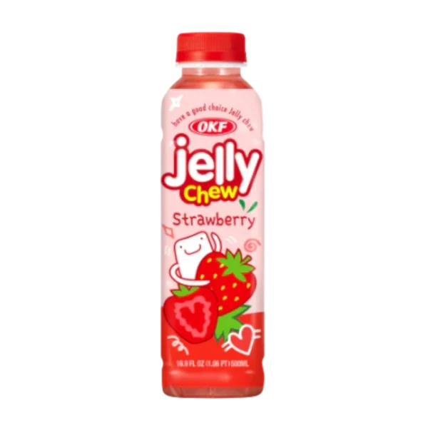 OKF Jelly Chew Strawberry 500ml OKF Jelly Chew Strawberry 500ml
