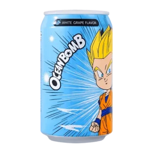 Ocean Bomb Gohan White Grape Flavour Sparkling Water 330ml