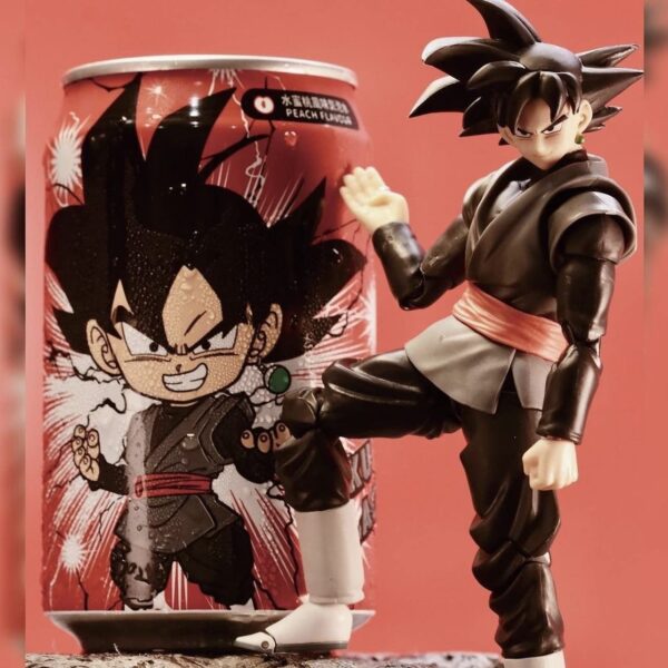 Ocean Bomb Goku Black Peach Flavour Sparkling Water 330ml