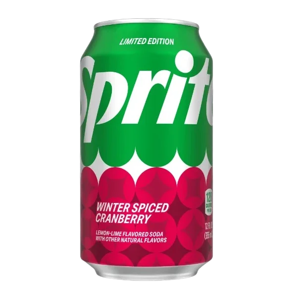 Sprite Winter Spiced Cranberry 355ml aus der USA