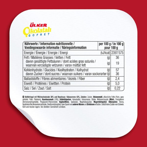 Ülker Cikolatali Gofret 36g