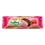 Ülker Halley Çilek Aromalı Sandviç Bisküvi 240g