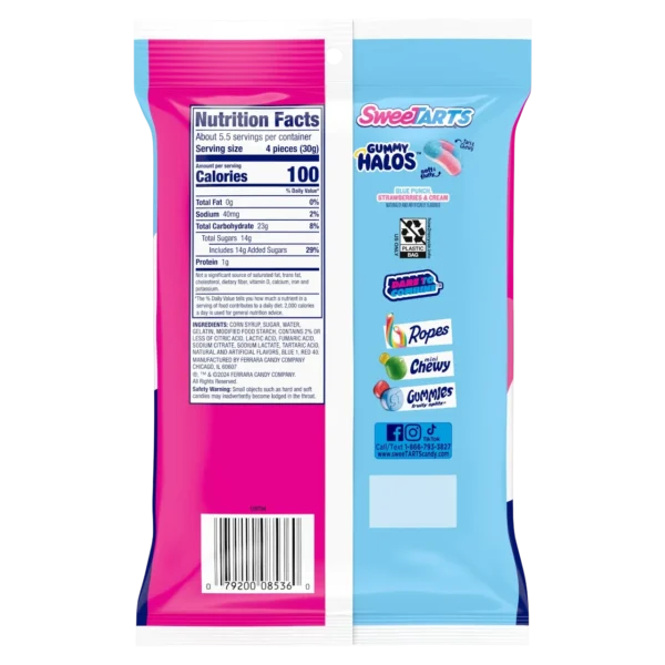 Sweet Tarts Gummy Halos 170g